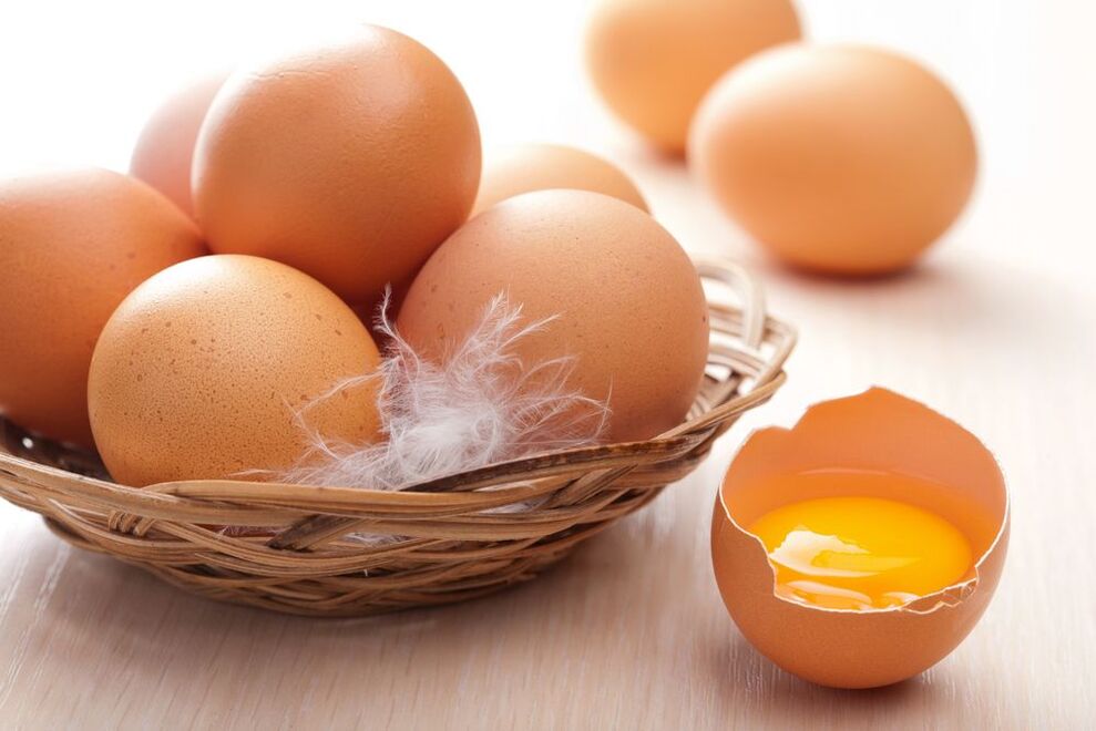 Αυγά κοτόπουλου σε δίαιτα